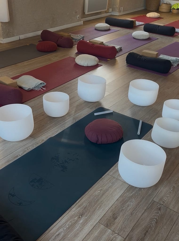 Yin Yoga bol de cristal